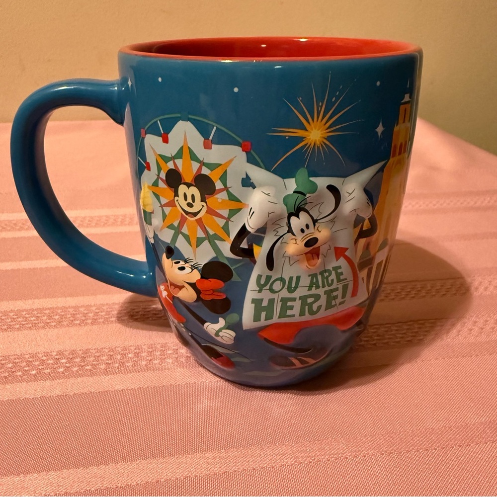 Disney Disneyland Resort 16 oz blue coffee or tea mug - original characters